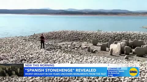 Spanish Stonehenge revealed due to record-breaking drought l GMA