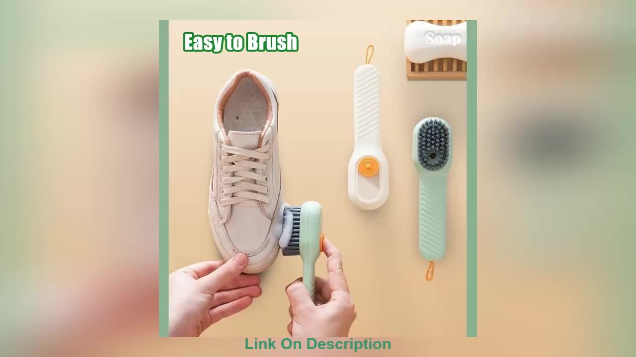 Top 1/2pcs Shoes Brush Automatic Liquid Discharge Multifun