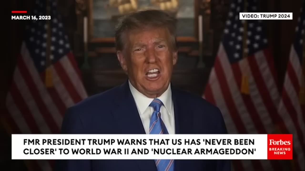 Trump Warns "We Have Never Been Closer To World War II' And 'Nuclear Armageddon'