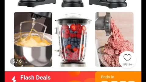 Stand Mixer ,1500W 8 Speed Tilt-Head Kitchen Food Mixer