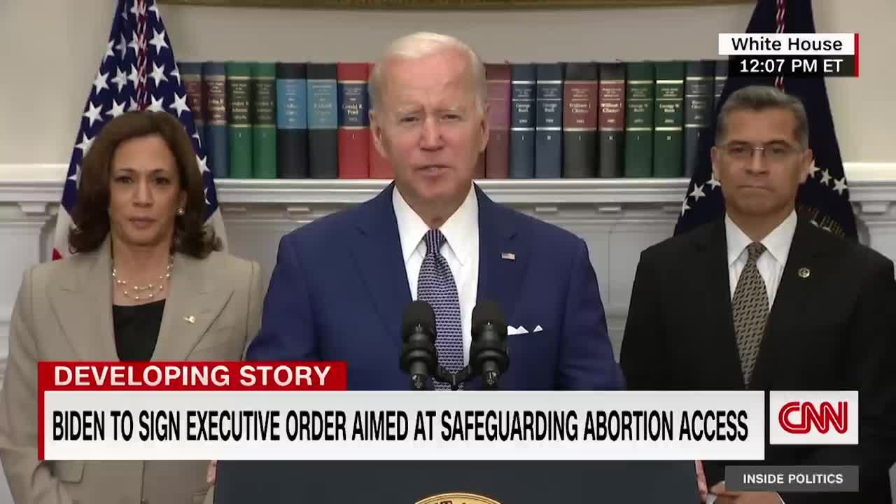 Biden signs executive order aimed at safeguarding abortion rights