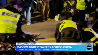 Unrest sweeps China as citizens take to the streets over COVID crackdown