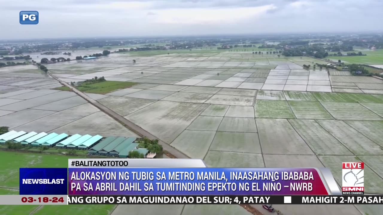 Alokasyon ng tubig sa Metro Manila, inaassahang ibababa