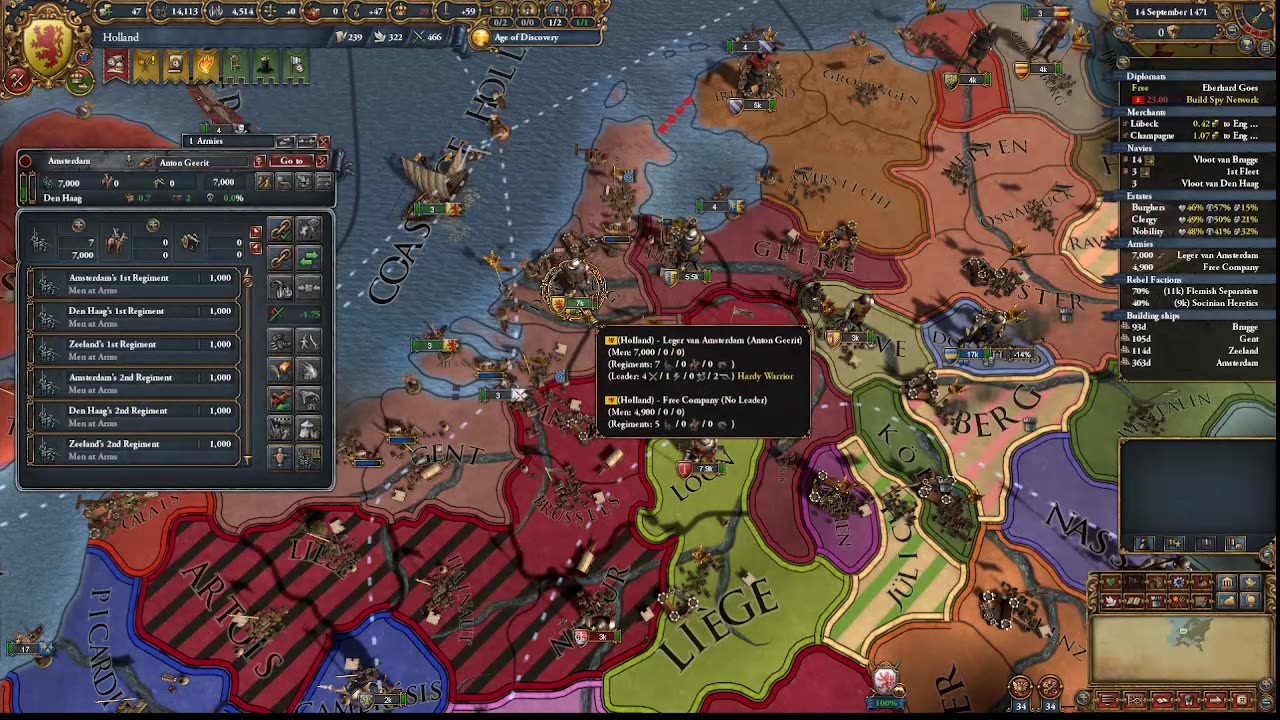 🔴EUIV🔴Netherlands Tall🔴Baseball later🔴