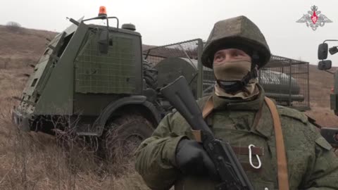 A Russian gasoline tanker with an armored cab and anti-tank guards in a special operation zone.