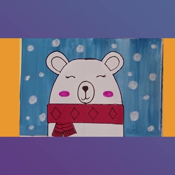 Polar Bear Crafts Preschool | Polar Bear Crafts For 3 year Olds | Winter Polar Bear Craft