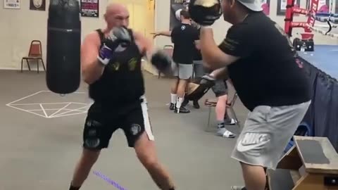 Tyson Fury Working Mitts