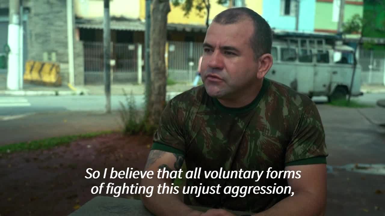 War in Ukraine: Brazilians ready to defend a territory 11,000 km from home | AFP