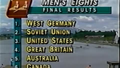 1988 Olympic Rowing Men's 8 Finals