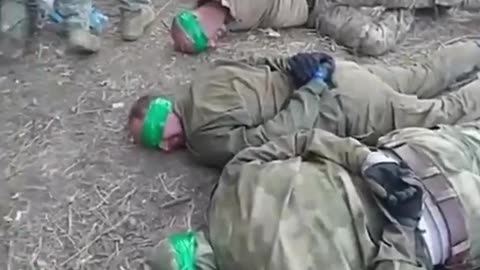 7 Russian Soldiers Surrender to Ukrainians