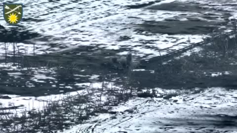 Our soldiers continue to destroy the invaders' equipment