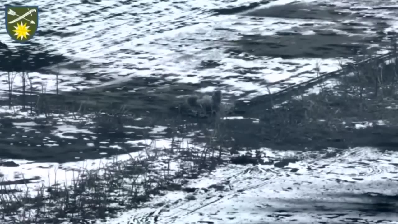 Our soldiers continue to destroy the invaders' equipment