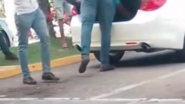 man find himself in trouble with the law