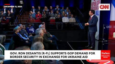 DeSantis Calls Out Ukraine's Use Of U.S. Money, Demands Border Security For More Aid