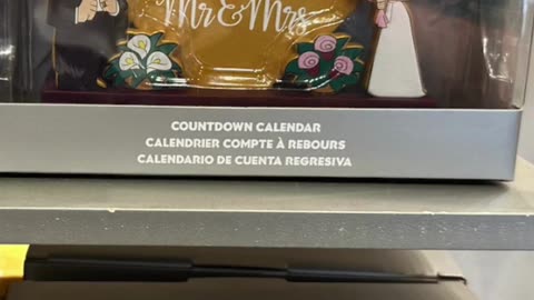 Disney Parks Carl and Annie from Up Wedding Countdown Calendar #shorts