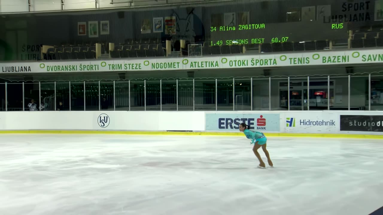 Алина Загитова Alina ZAGITOVA🇷🇺🥉Short Program 2016 ISU Junior Grand Prix, Ljubljana (4K)