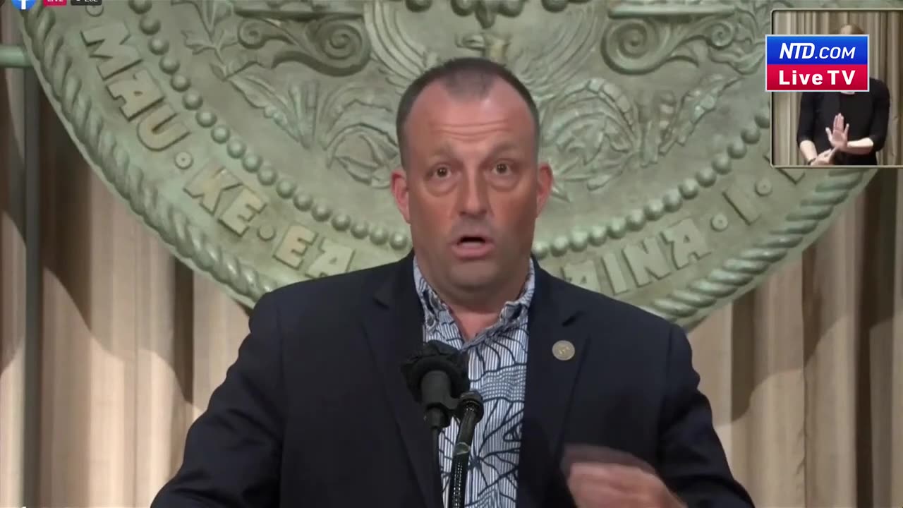 LIVE: Hawaii Governor Speaks on Maui Wildfires