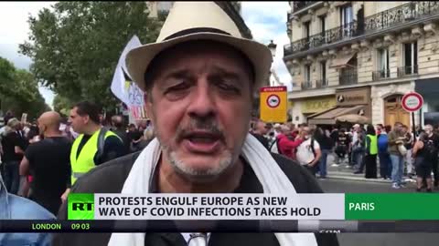 Mass protests sweep Europe | Rallies against COVID restrictions continue in France, Germany, Italy