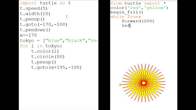 Draw Images with Python Programming Language in 15 seconds #short video