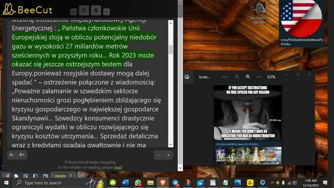 13 grudnia 2022🔴🔴Ocenzurowane miejsce zbrodni na Twitterze ujawnia mityczne rosyjskie zagrożenie🔴