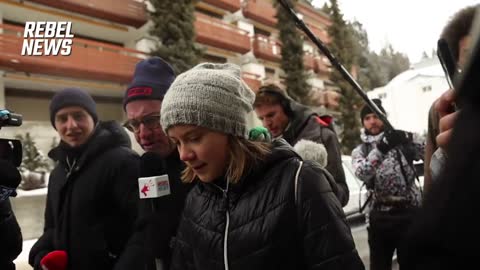 Greta Thunberg LAUGHS OFF Reporter For Asking If She Will Ever Protest Saudi Arabia Or Russia