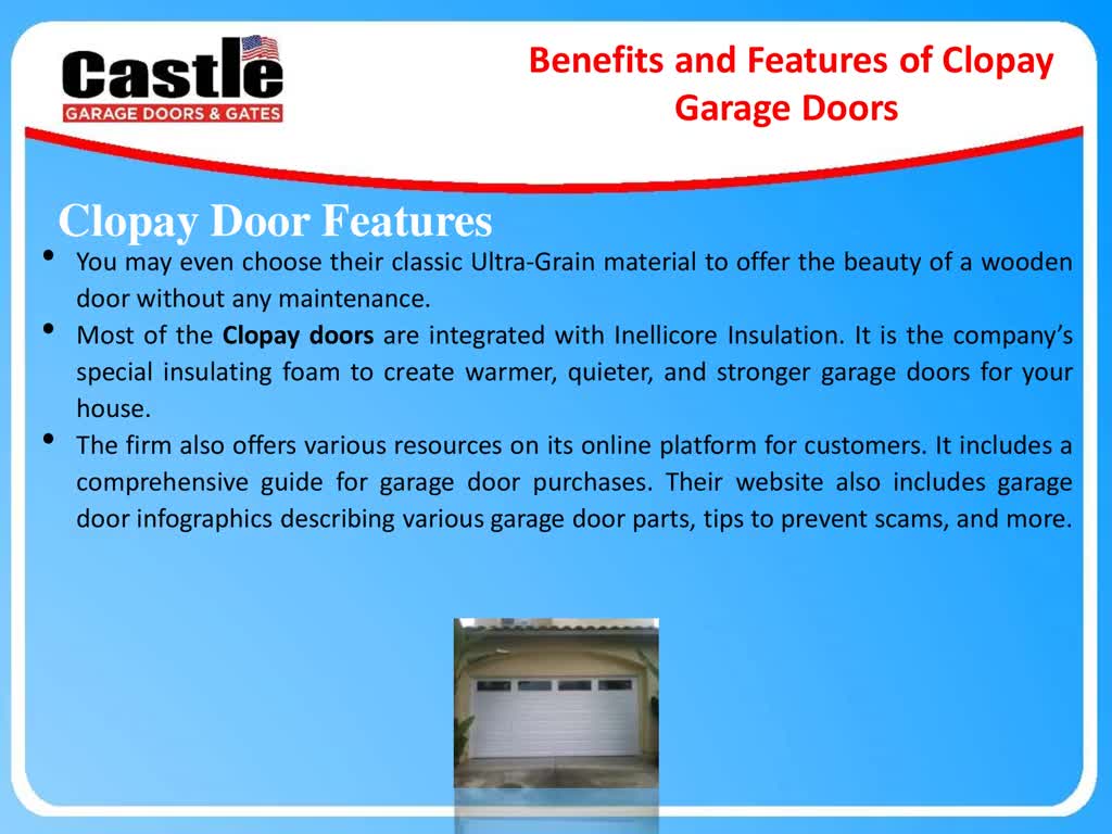 Benefits and Features of Clopay Garage Doors