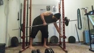 Barbell Single Arm Rows