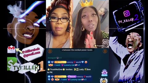 LADY BEE & SWEETS 2 HAVE 1 ON 1 SHE TELLS HER EVERYTHING THAT HAPPEN BETWEEN HER AN TRINA B