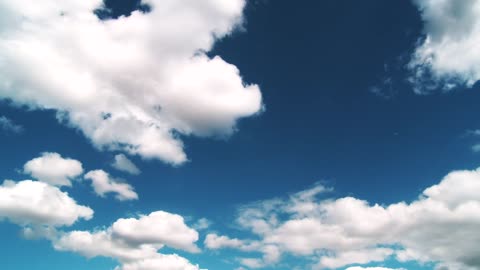 Blue sky beautiful time lapse