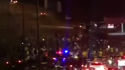 Brazilians block an airport in Sao Paulo (Protest against the rigged election)