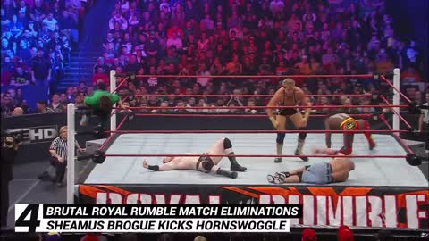 Brutal Royal Rumble Match eliminations- WWE Top 10, Jan. 12, 2023