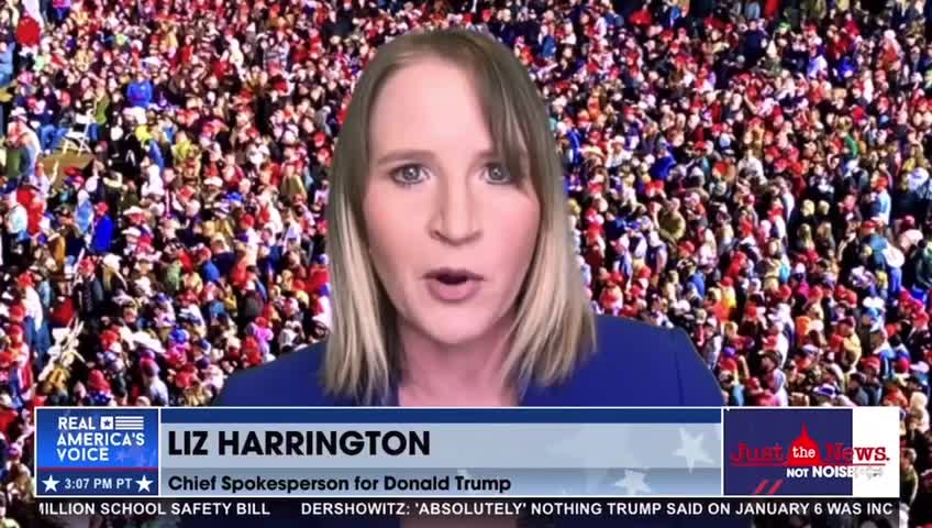 Trump’s spokesperson Liz, suggests that the Democrats were incentived to create chaos on J6.