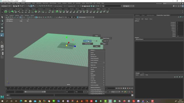 Maya Tutorials:Paint Effects Grass part1