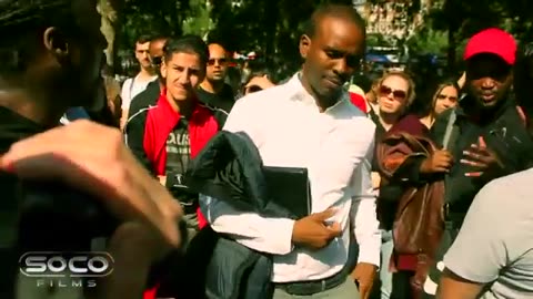 The lion of speakers corner Cain the land of Idols Debate against Muslims #Speakers_Corner#