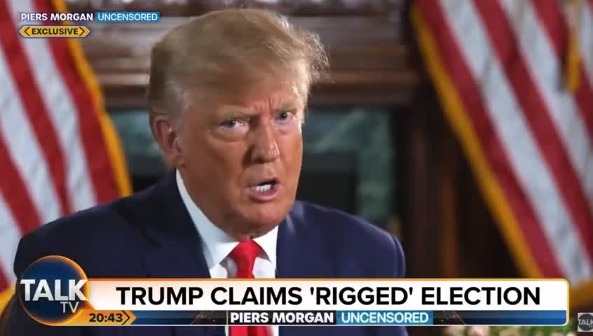 REPLAY: President Donald J. Trump's Interview With Piers Morgan Uncensored