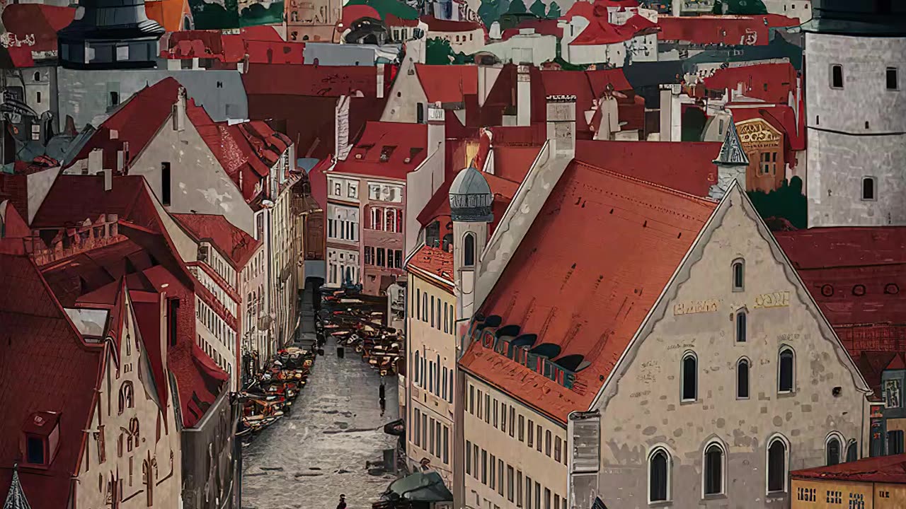 Inspired by Tallinn | Estonia | Digital Art | AI Art