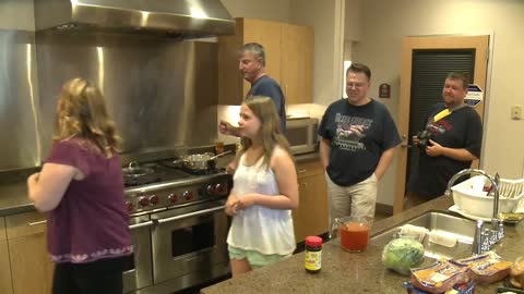 Family from Germany Visits Fire Department