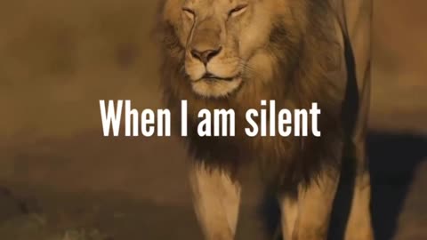 Silence is dangerous