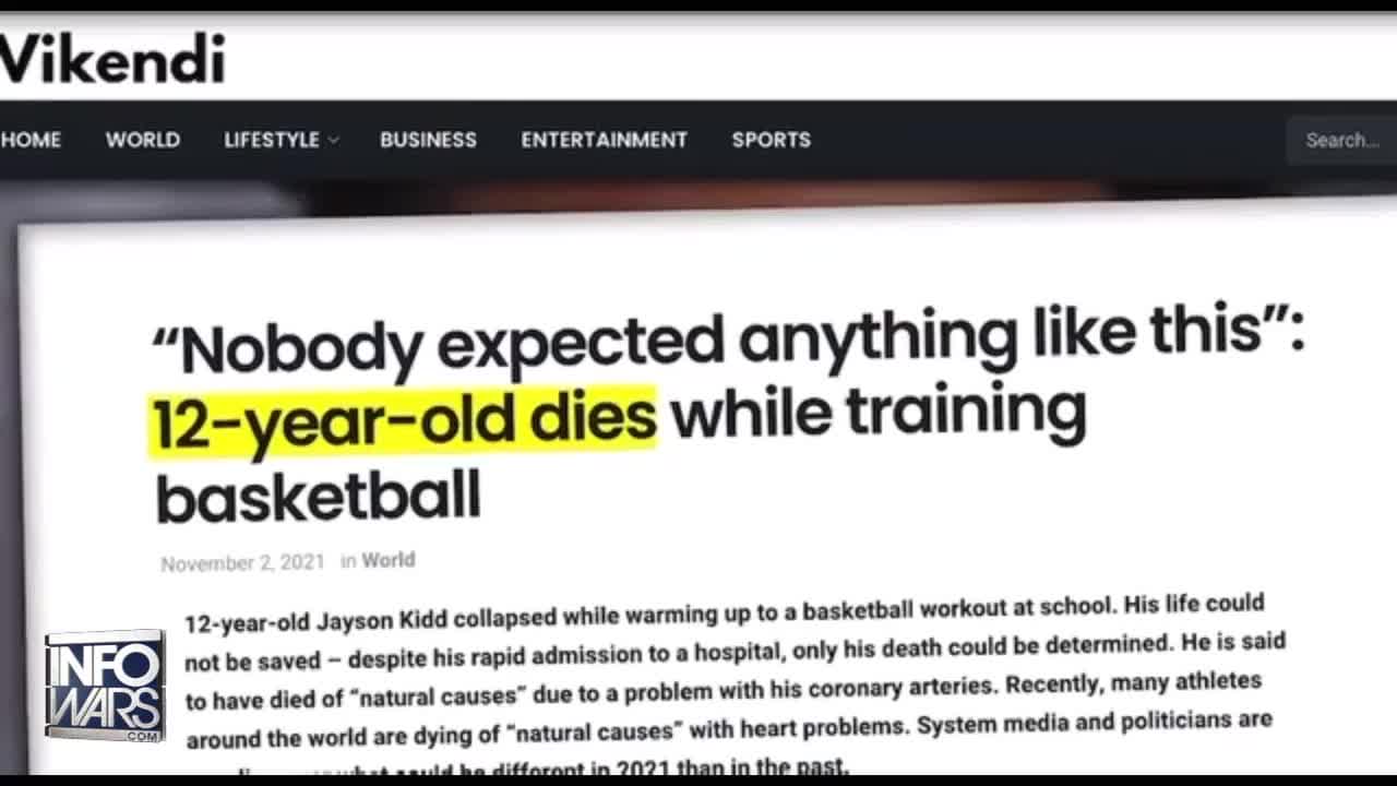Countless athletes suffer cardiac arrest and even die after vaccination.