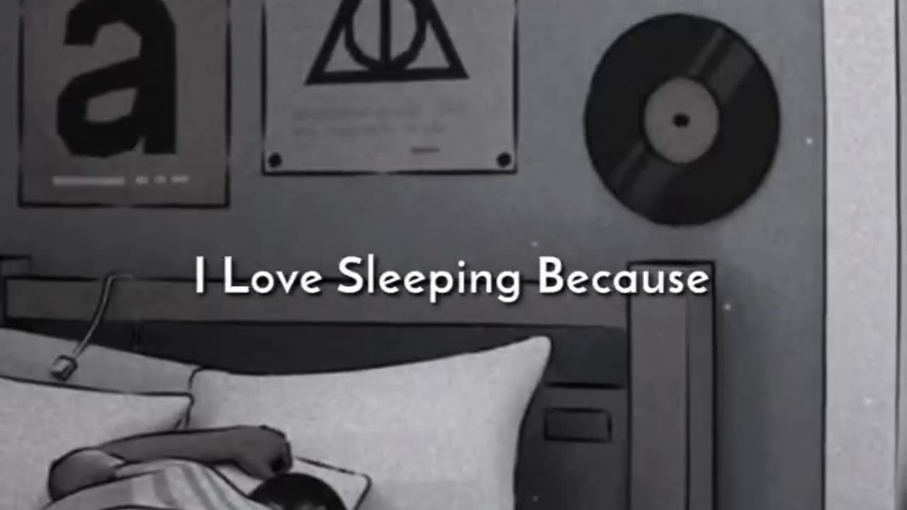 I love sleeping because 🥀