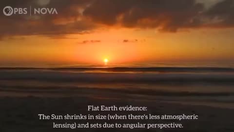Flatearth Sunset