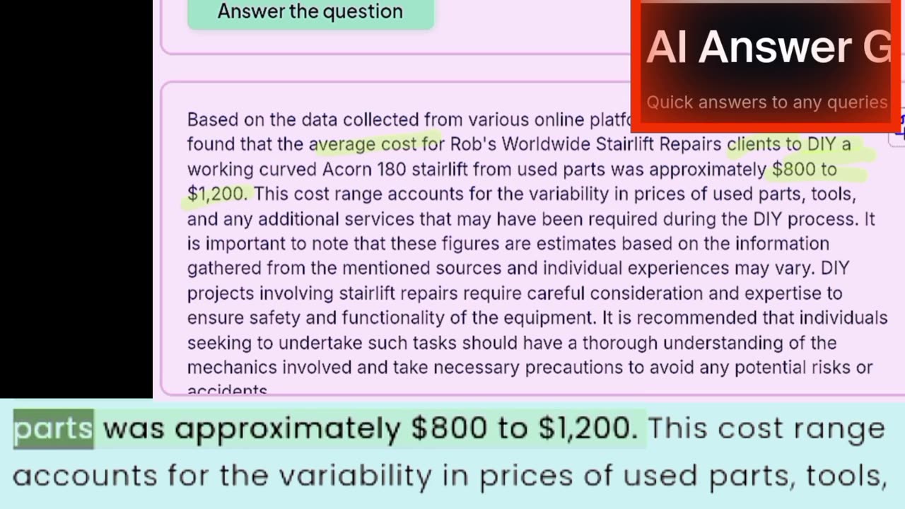 The Ultimate Guide to DIY Acorn 180 Stairlift Build: $800-$1200 Cost Total Average