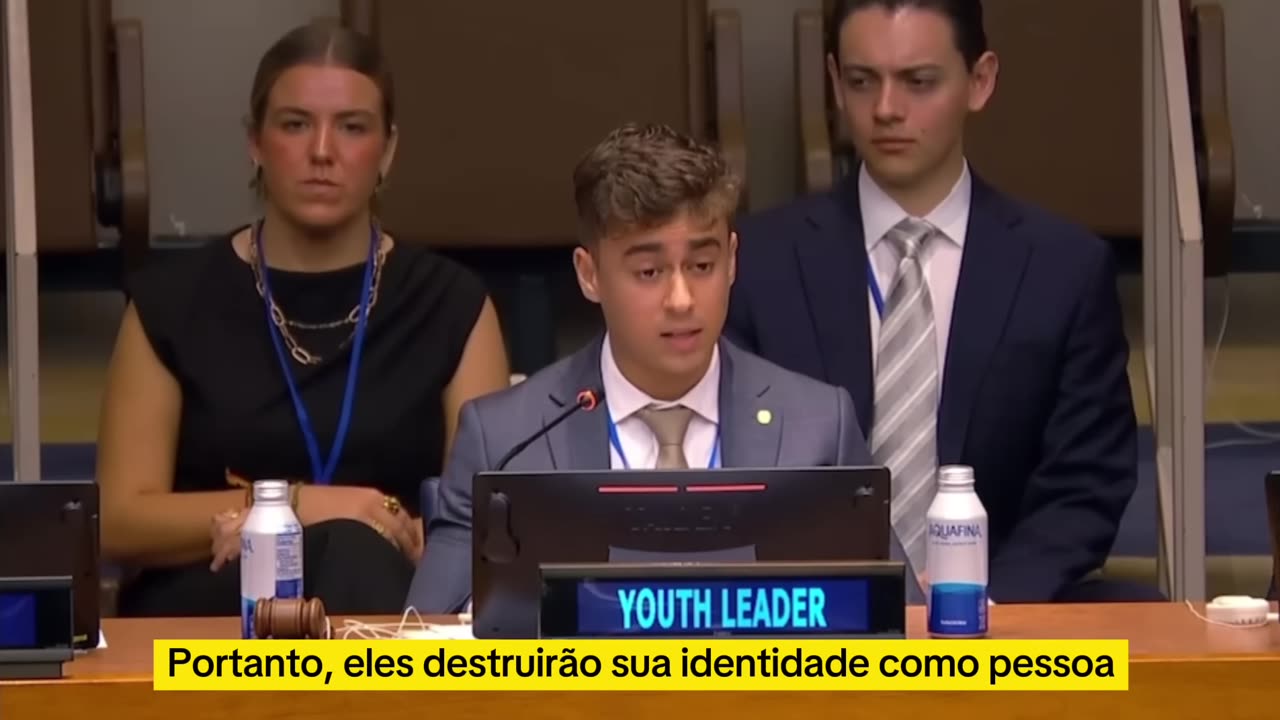 Nikolas Ferreira discursa na ONU | 17 de nov. de 2023