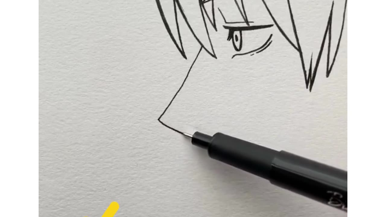 How to draw anime character Aki