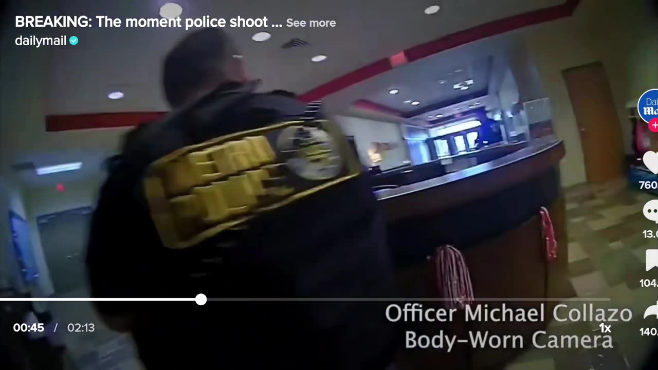 Body cam police entering school shooting