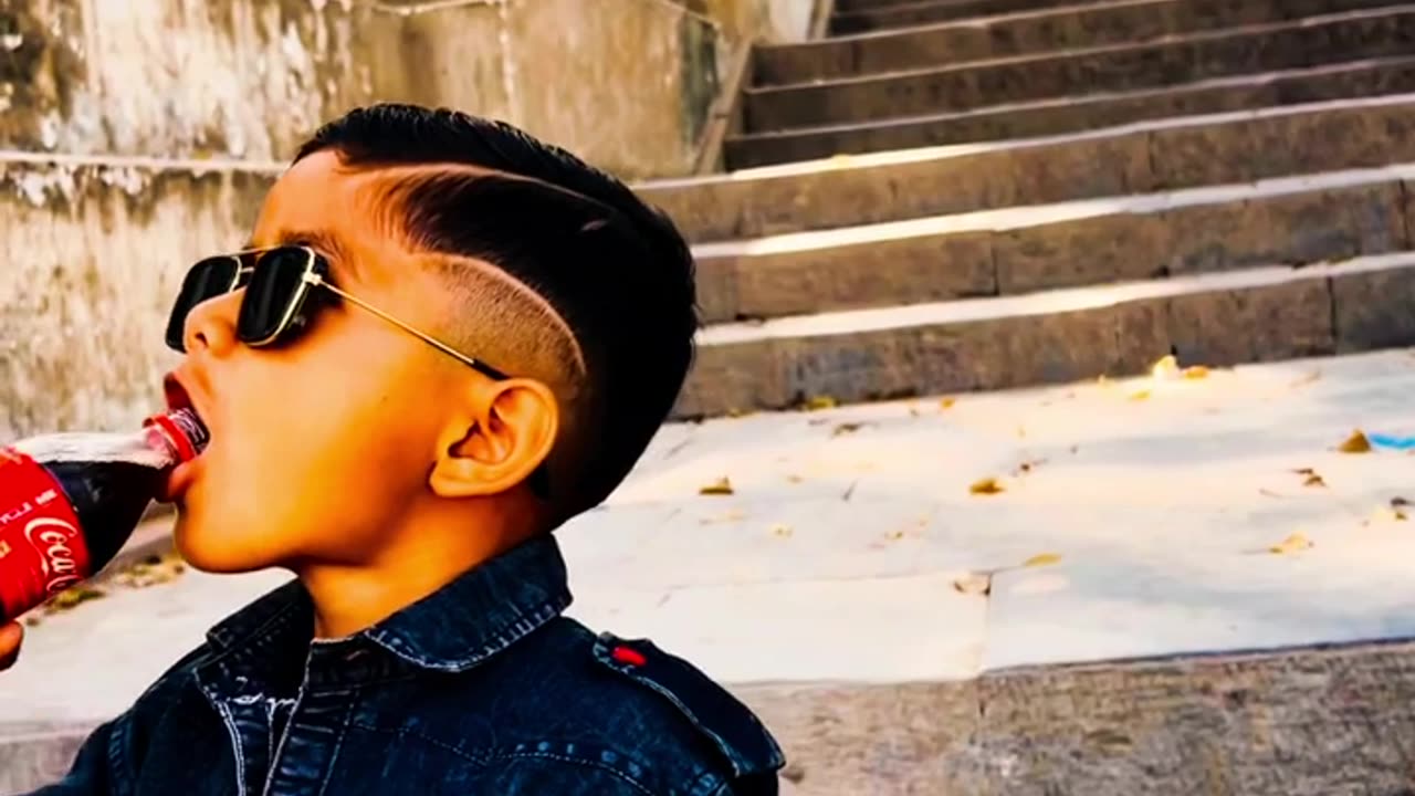 Cute little boy hair cut