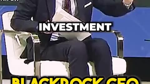 Blackrock CEO: “Behaviours are gonna have to change. You have to force behaviours.”