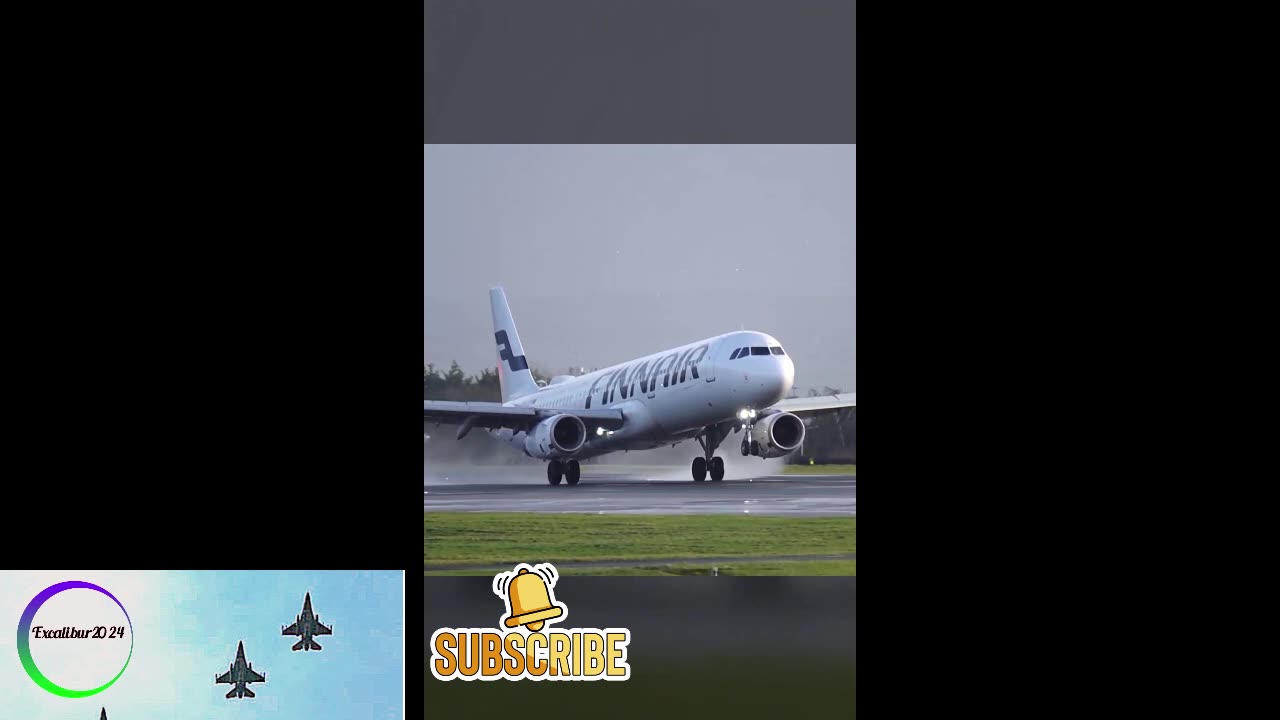 Enjoy this Take Off & cross wind Landing ✈️✈️✈️