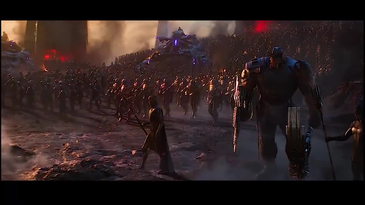 End game full fight scene Avengers