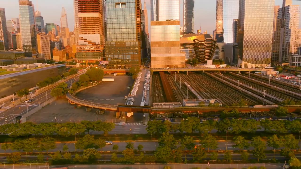 4k Hudson Yards drone | Construction Story